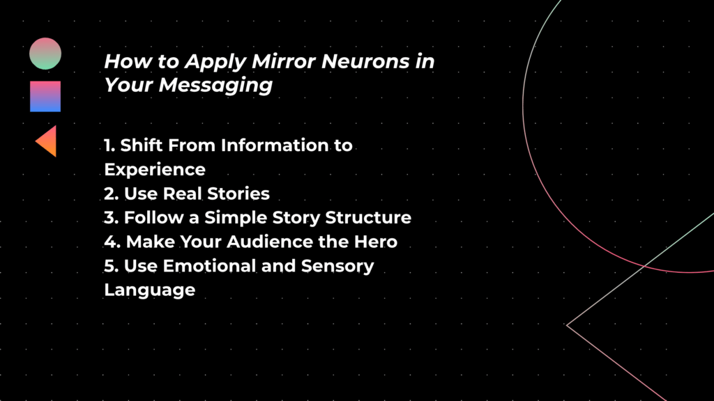 mirror neurons in messaging