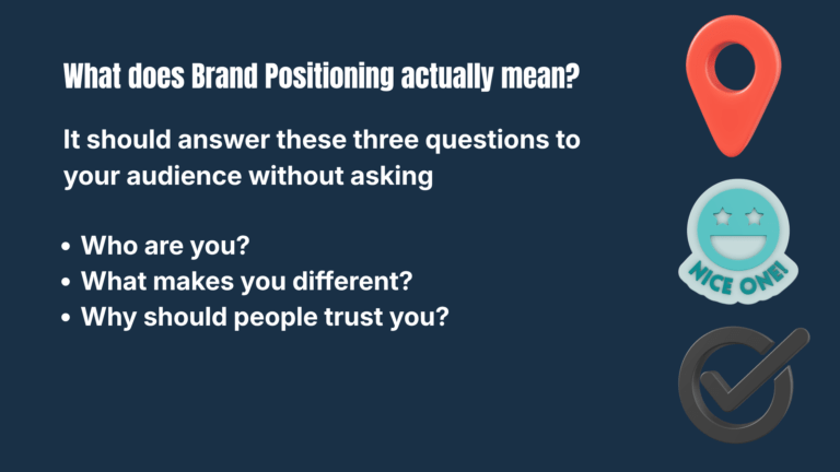 What is brand positioning?