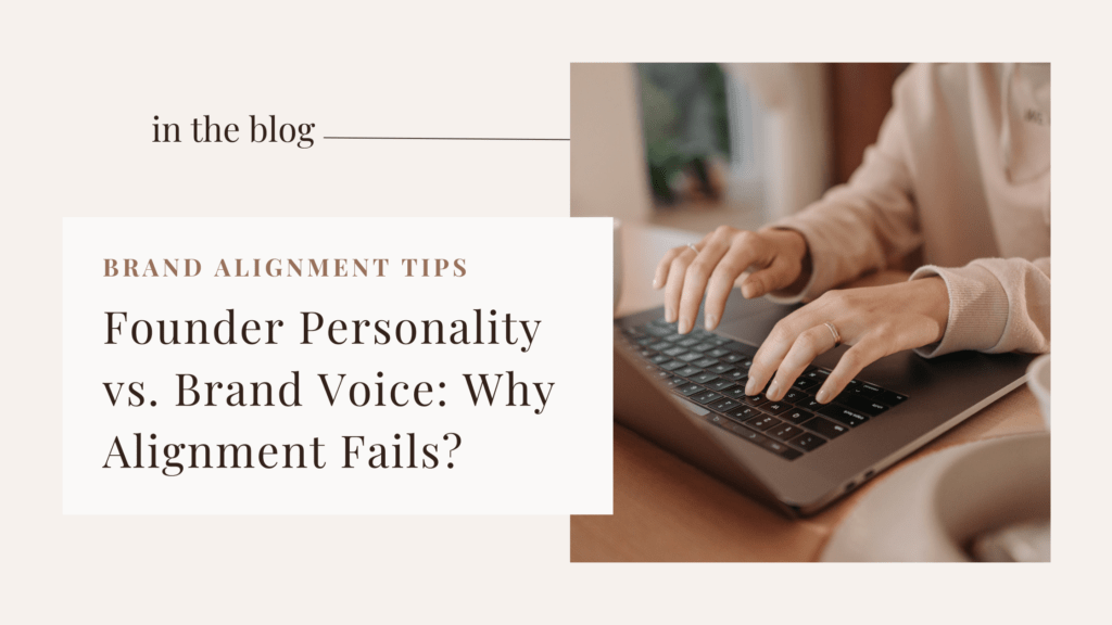 founder personality vs. brand voice