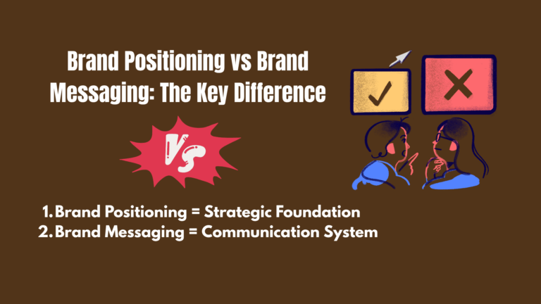 Brand positioning vs brand messaging