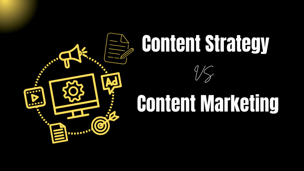 content strategy vs content marketing